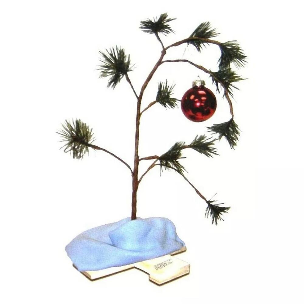 Peanuts The Original Charlie Brown Christmas Tree with Linus Blanket